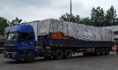 發(fā)往安徽亳州建筑模板經銷商已裝車待發(fā)