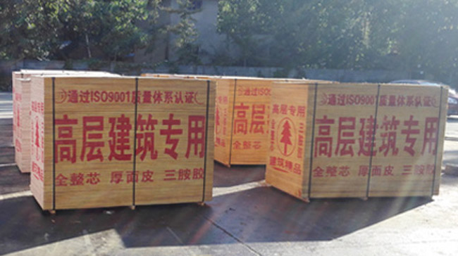 高層建筑專用模板，發(fā)往安徽工地現(xiàn)場